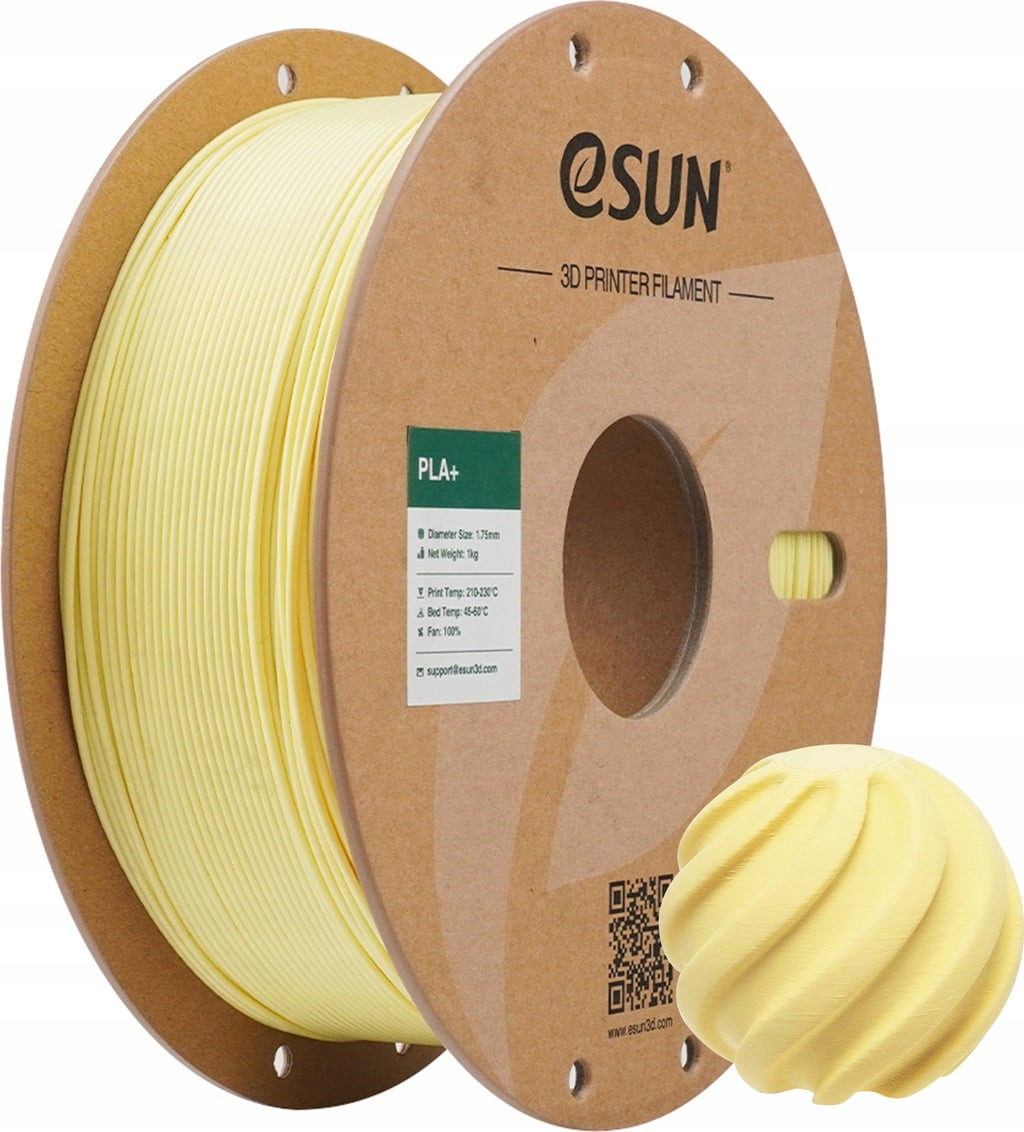 Filament eSUN PLA Plus High-Speed Szary Brokatowy/Mieniący (GRAY GLITTER)