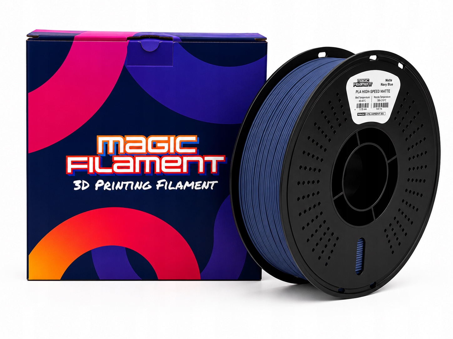 Filament Magic Filament PLA High-Speed Niebieski Matowy (BLUE MATTE)