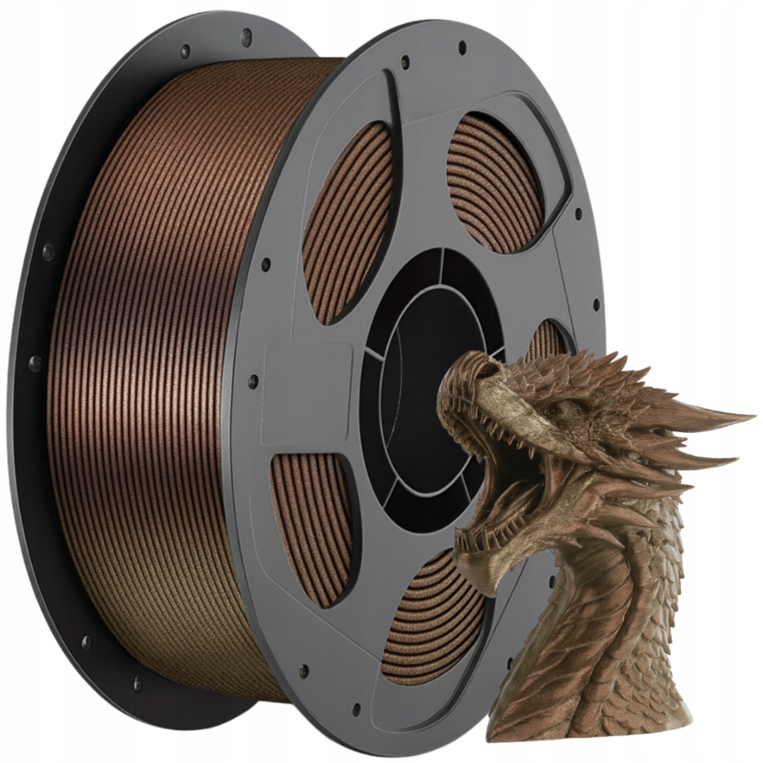 Filament ANYCUBIC PLA Brązowy Brokatowy/Mieniący (BROWN GLITTER)