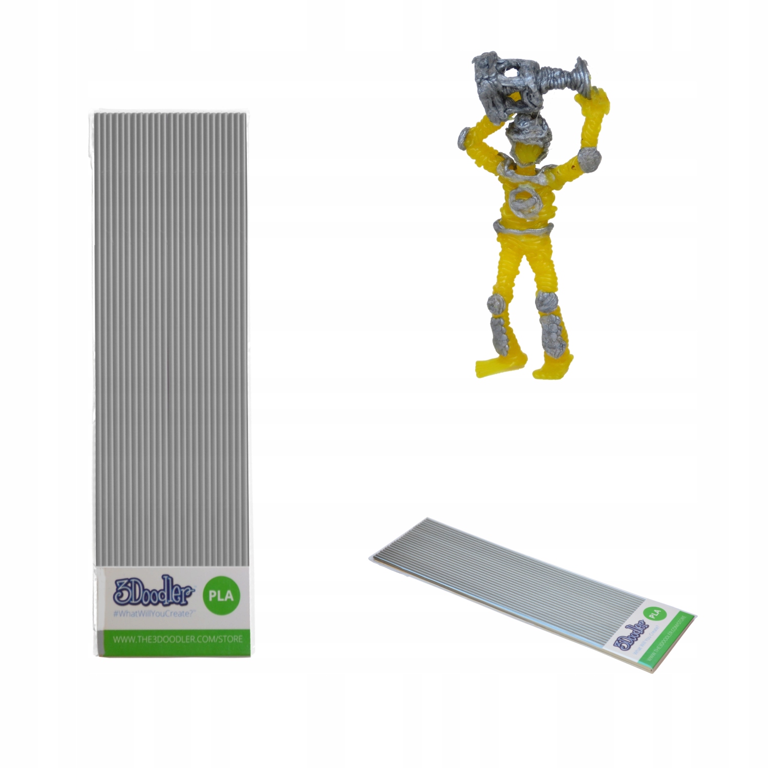 Filament Wobble works PLA Srebrny (SILVER)