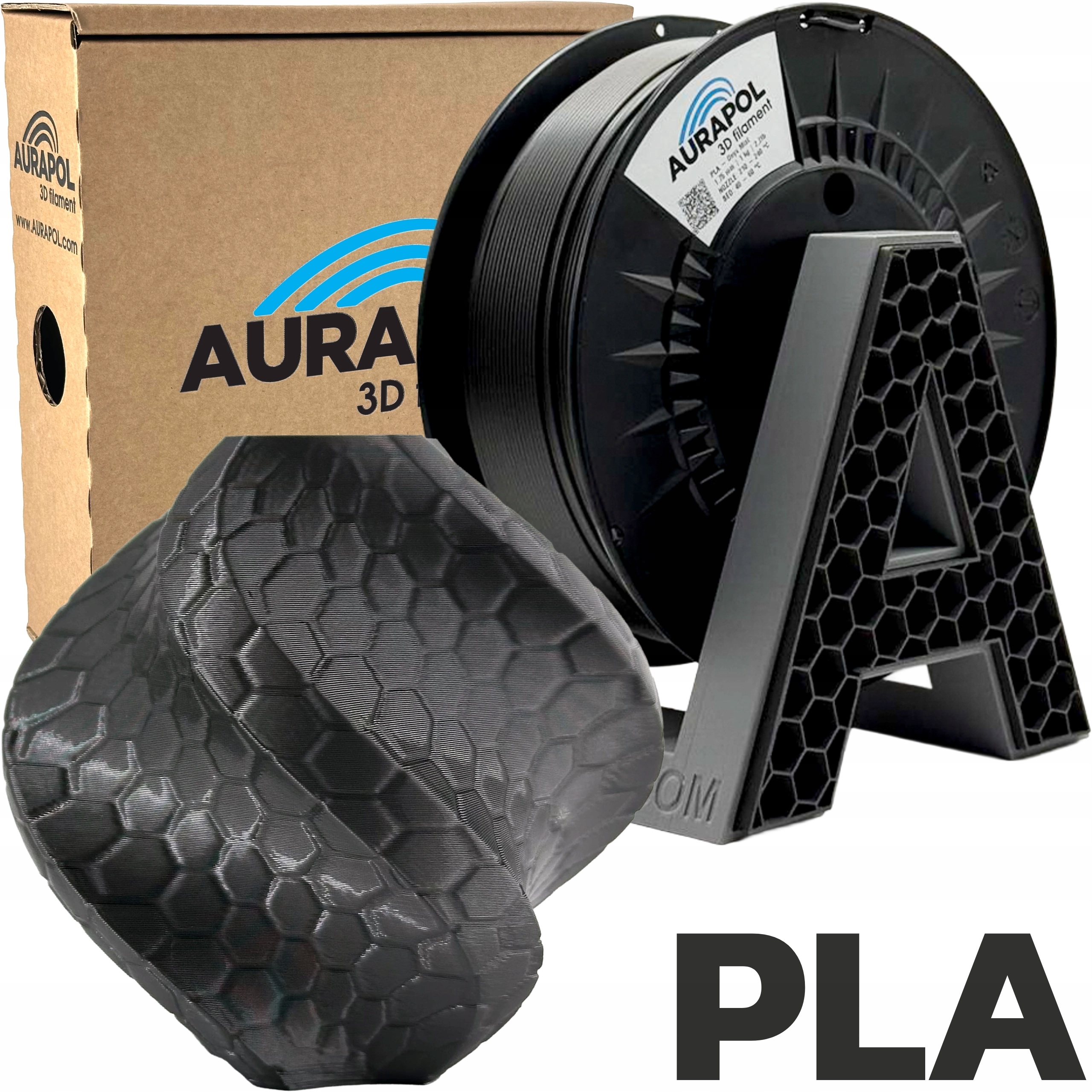 Filament Aurapol PLA Szary (GRAY)