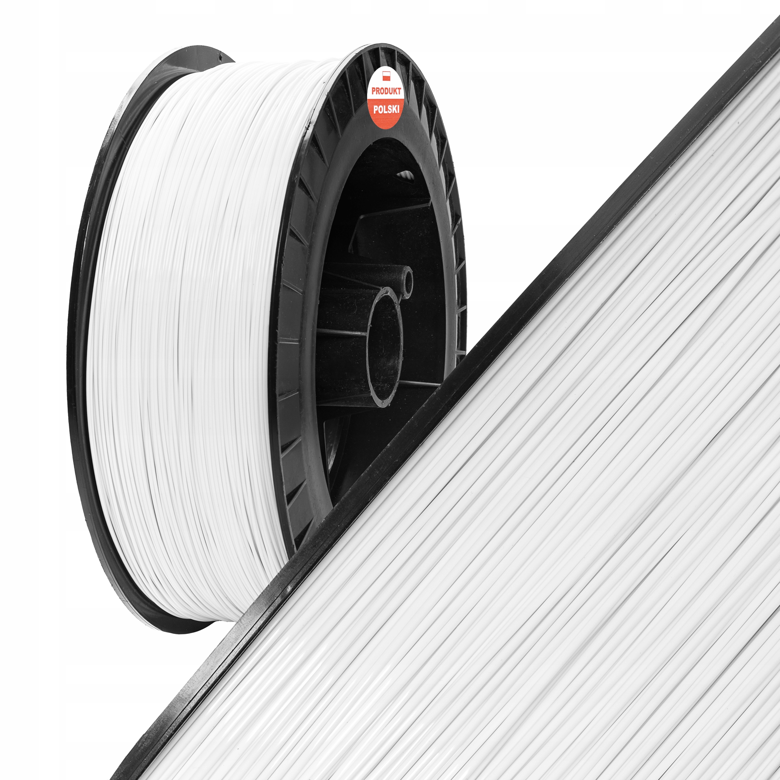 Filament Plastspaw PETG Biały (WHITE)
