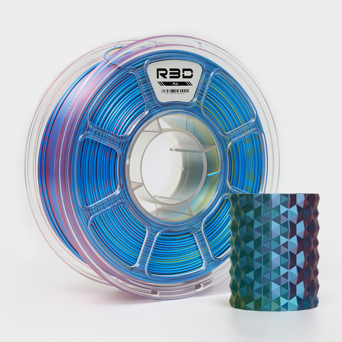 Filament null PLA High-Speed  Trójkolorowy Jedwabny (TRIPLE SILK)