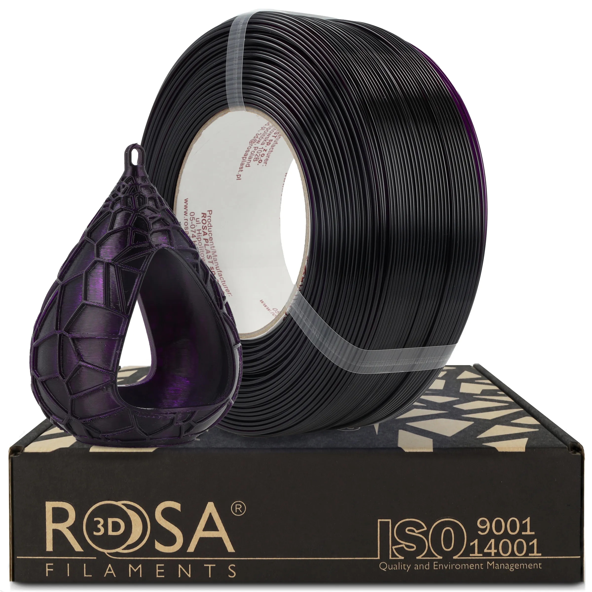 Filament ROSA 3D PETG High-Speed Fioletowy Przezroczysty (PURPLE TRANSPARENT)