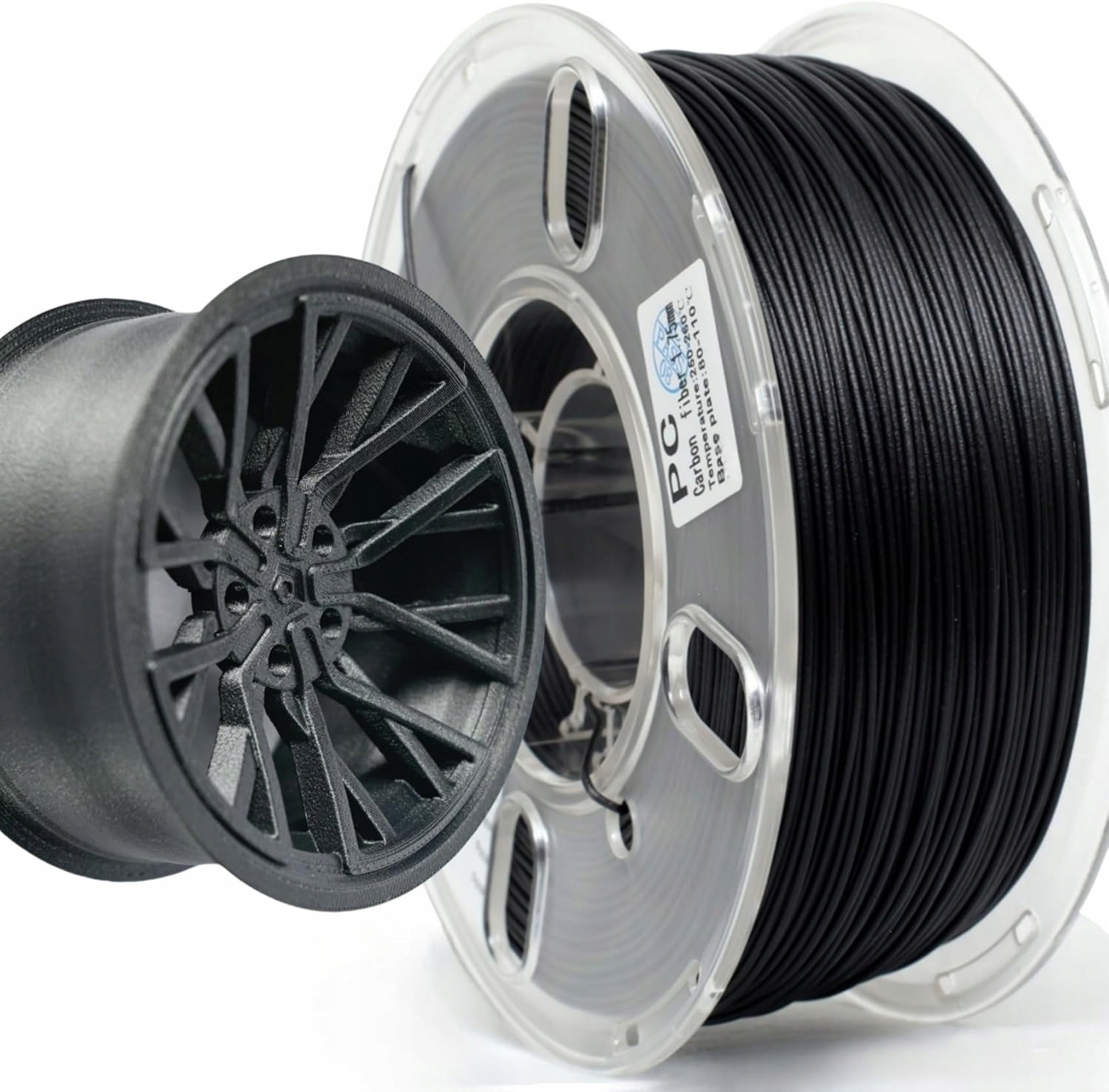 Filament null PC-CF Czarny (BLACK)