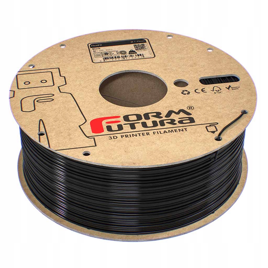 Filament null PETG Czarny (BLACK)