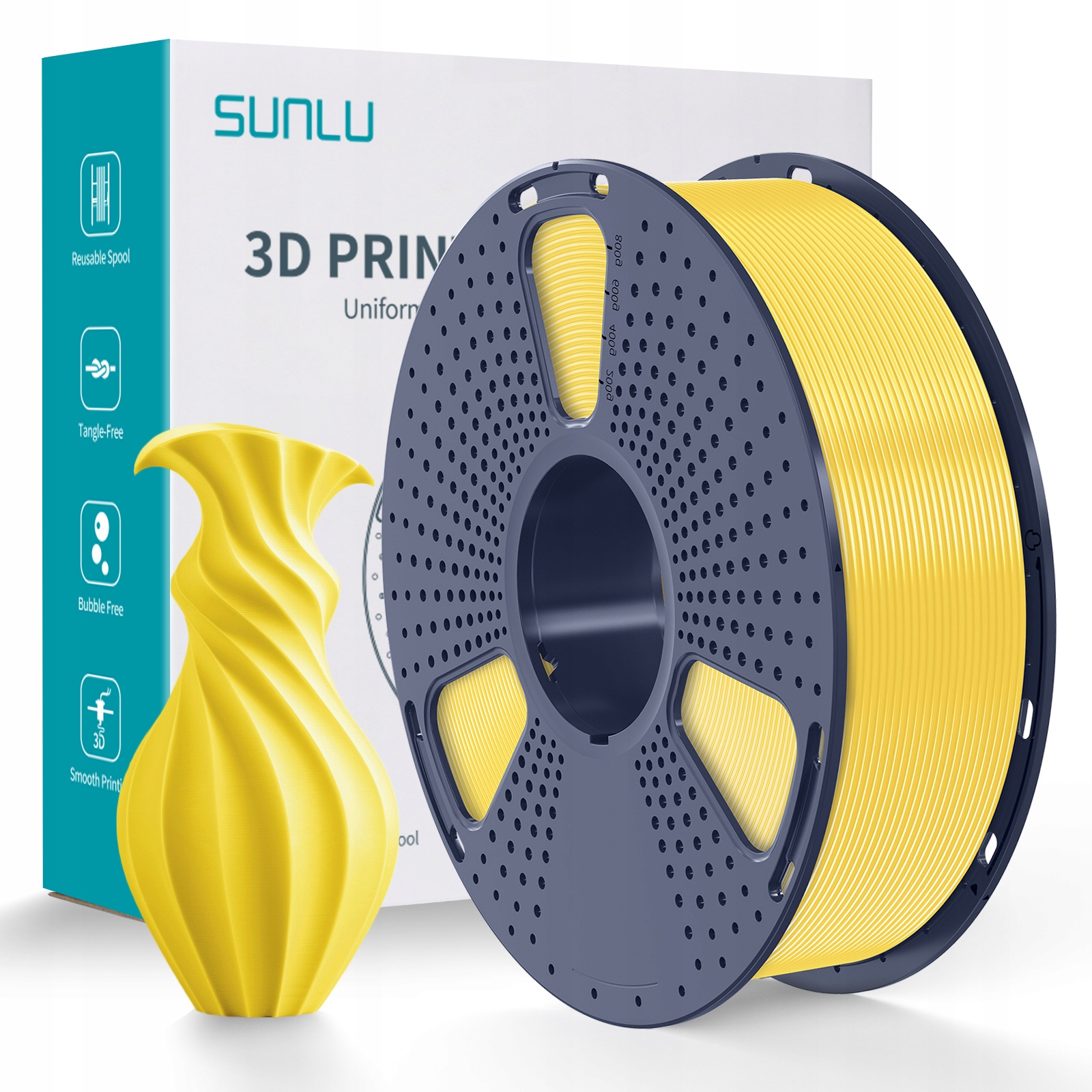 Filament SUNLU PLA Plus Złoty (GOLD)