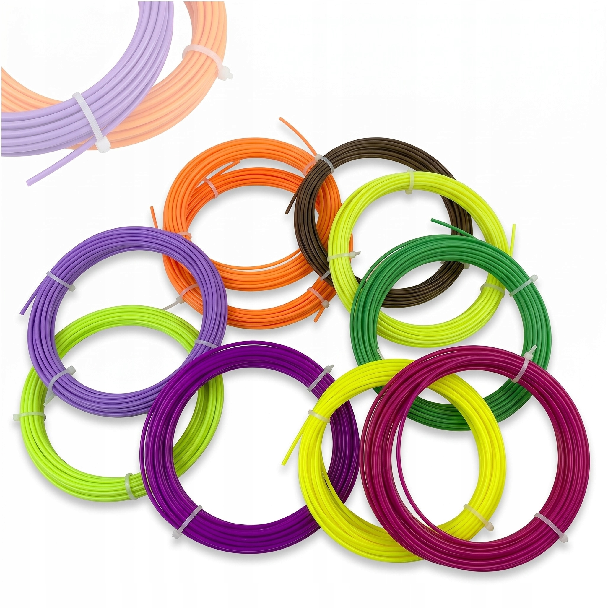 Filament null PLA  Tęczowy (RAINBOW)
