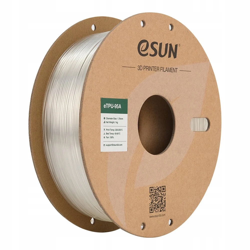 Filament eSUN TPU Naturalny Przezroczysty (NATURAL TRANSPARENT)