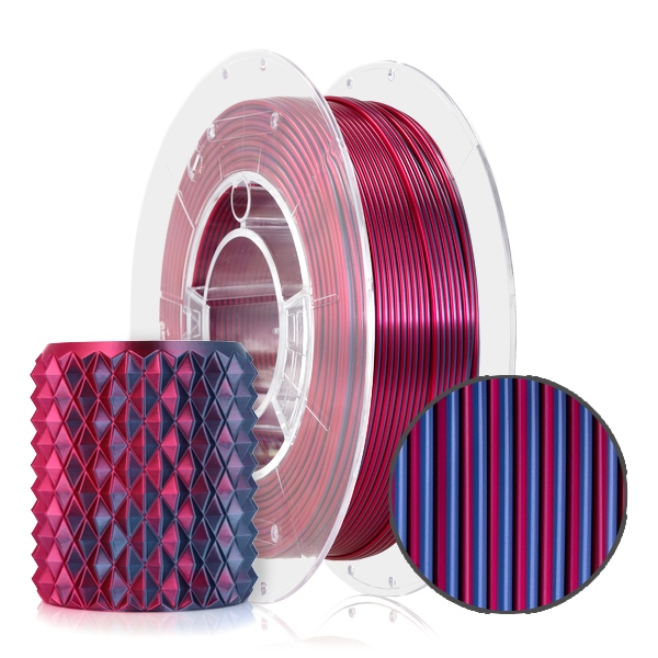 Filament ROSA 3D PLA  Tęczowy Jedwabny (RAINBOW SILK)