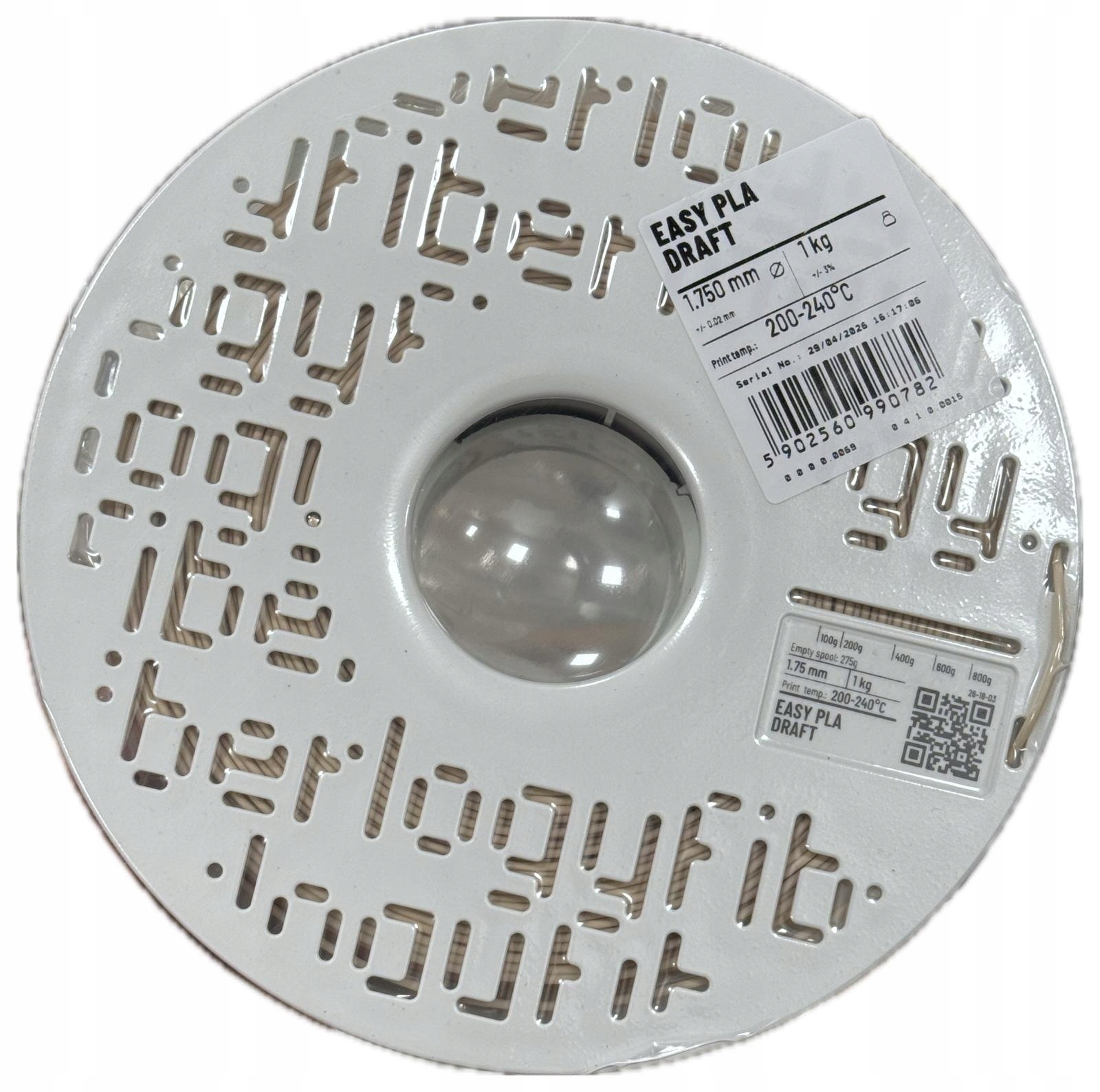 Filament Fiberlogy PLA Naturalny (NATURAL)