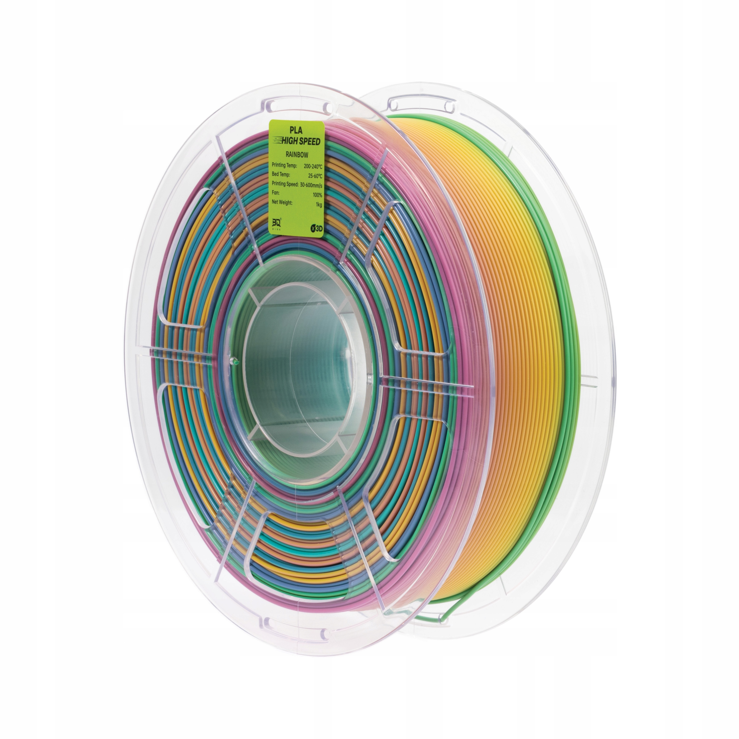 Filament BigTreeTech PLA High-Speed  Tęczowy (RAINBOW)