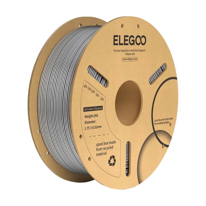 Filament Elegoo PLA Plus Szary (GRAY)