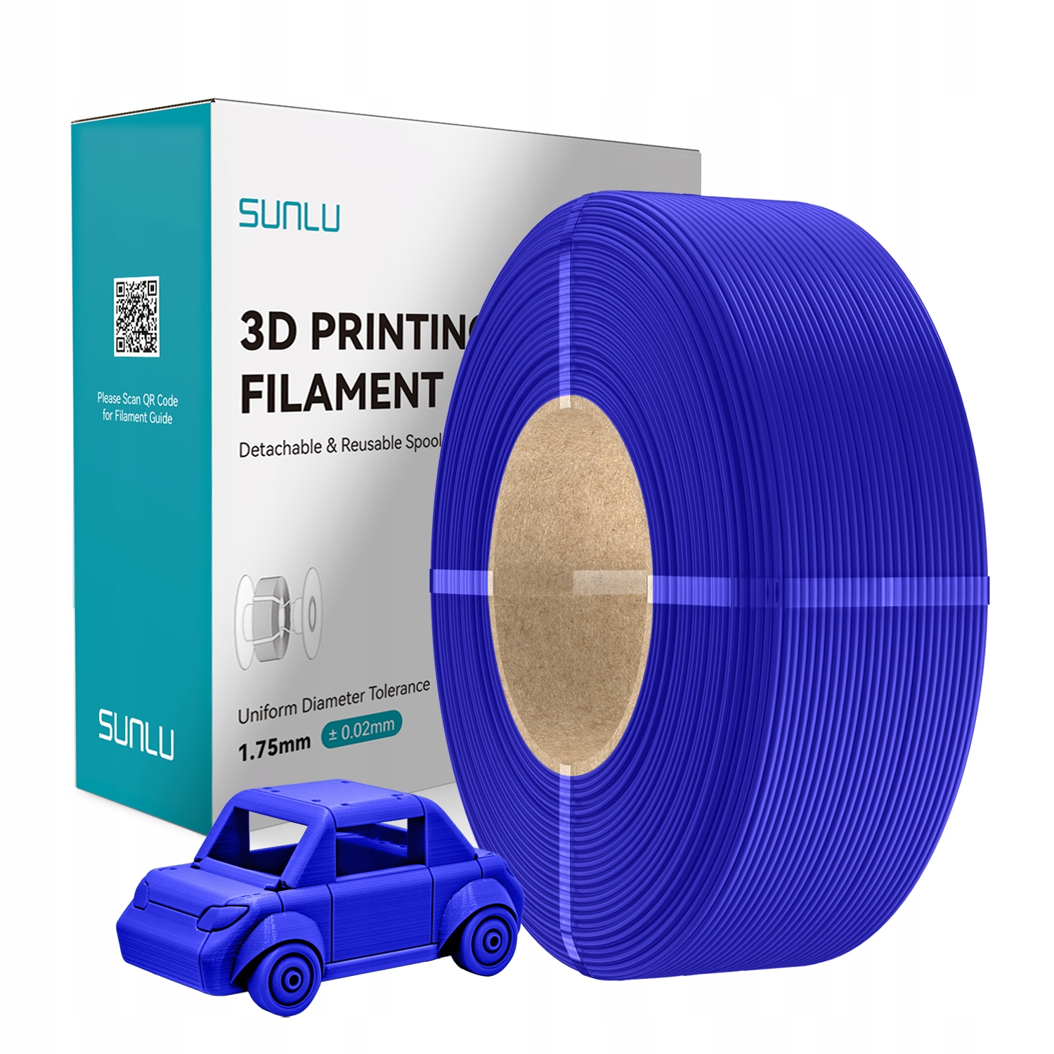 Filament SUNLU PETG Niebieski (BLUE)