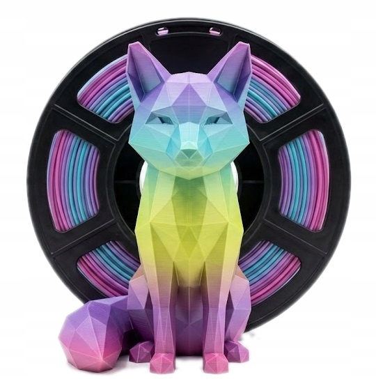 Filament KBR Games PLA  Tęczowy (RAINBOW)