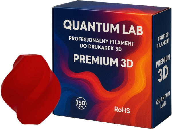 Filament Quantum PLA Plus Czerwony (RED)
