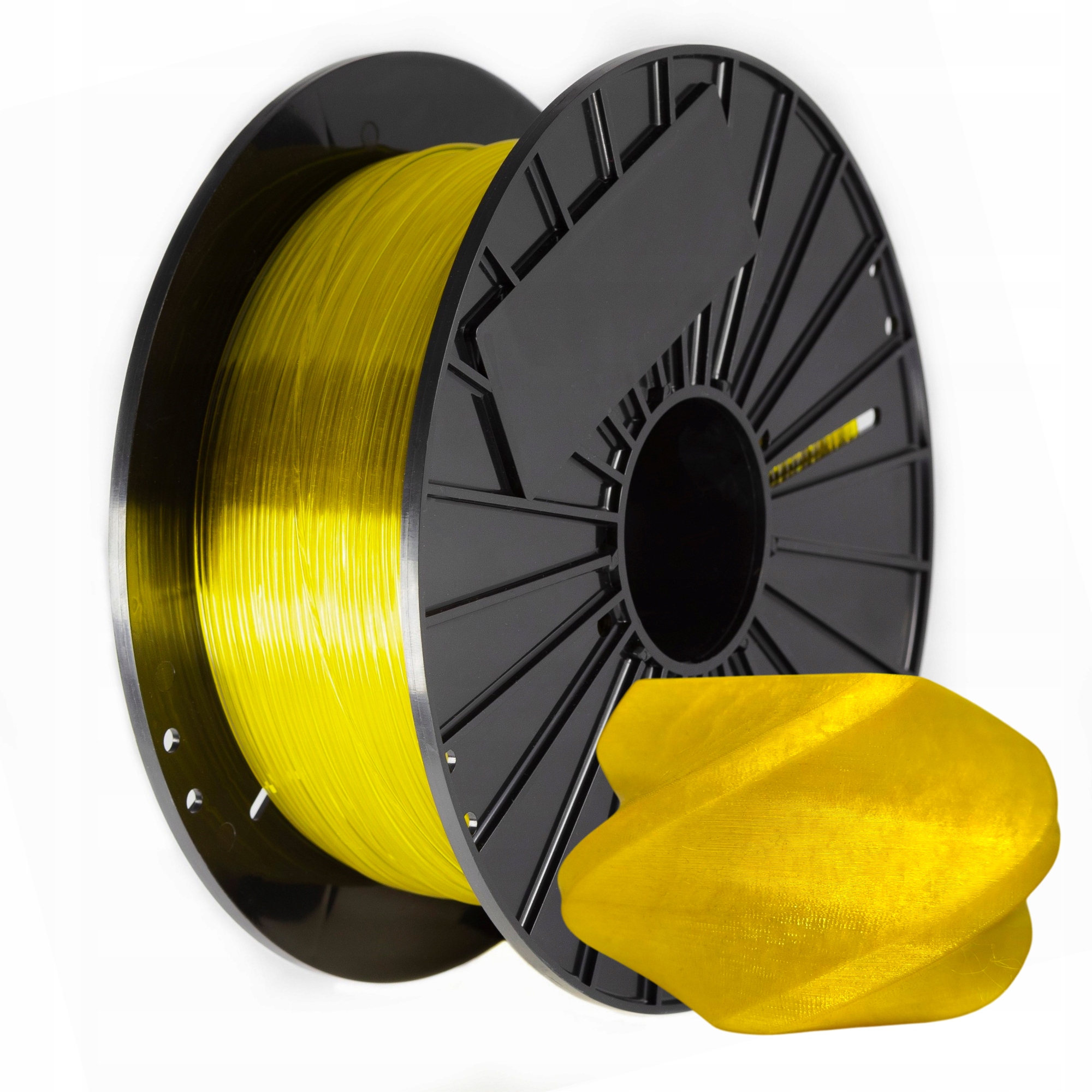 Filament F3D PETG Żółty Przezroczysty (YELLOW TRANSPARENT)