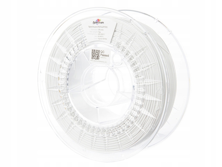 Filament Spectrum PETG Biały (WHITE)