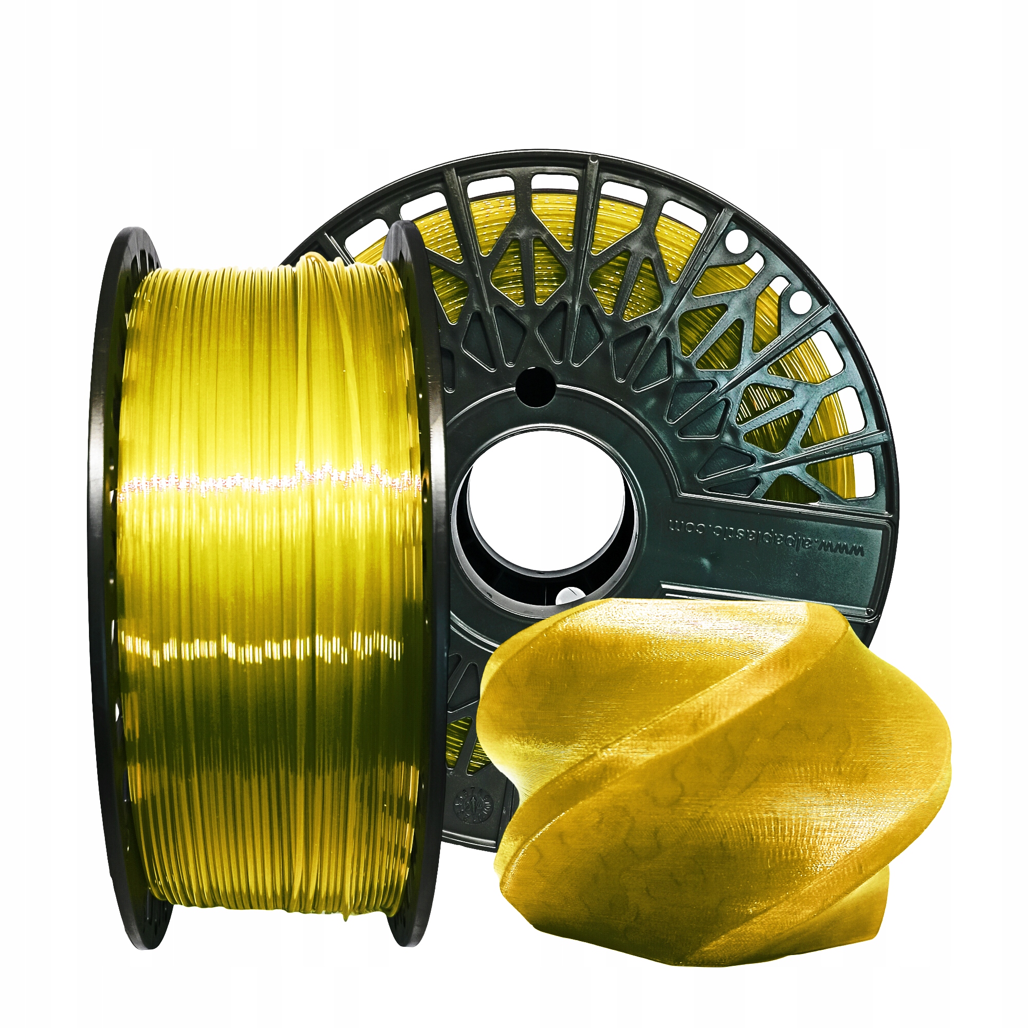 Filament F3D PETG Żółty Przezroczysty (YELLOW TRANSPARENT)