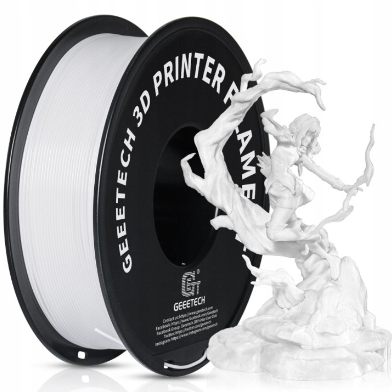 Filament GEEETECH PETG Biały (WHITE)