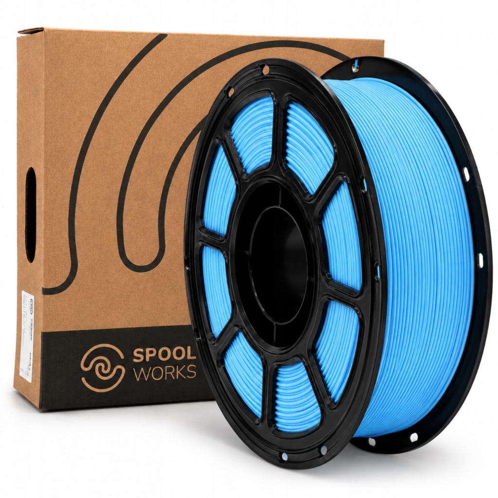 Filament SpoolWorks PLA-LW Plus Niebieski Matowy (BLUE MATTE)