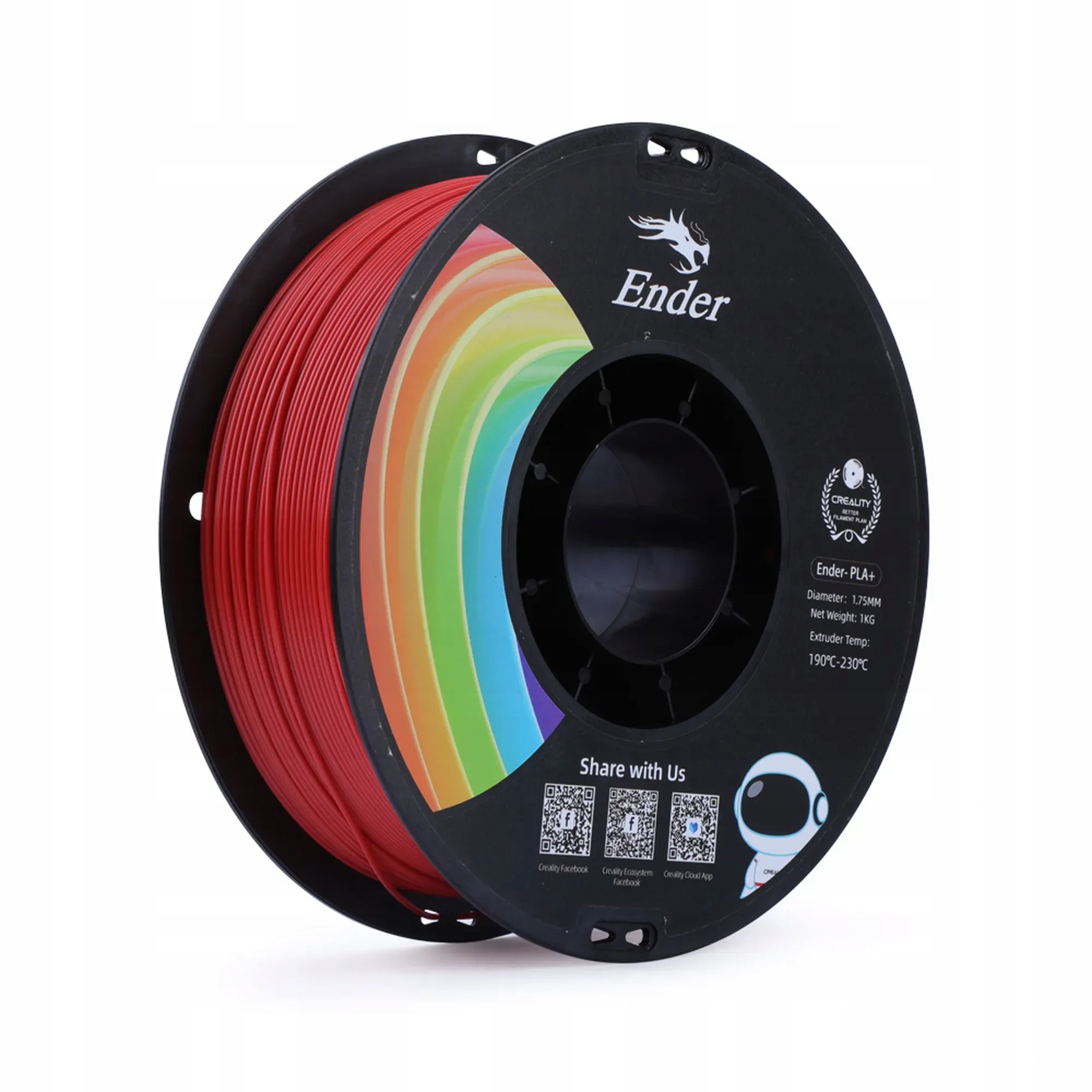 Filament Creality PLA Plus Czerwony (RED)