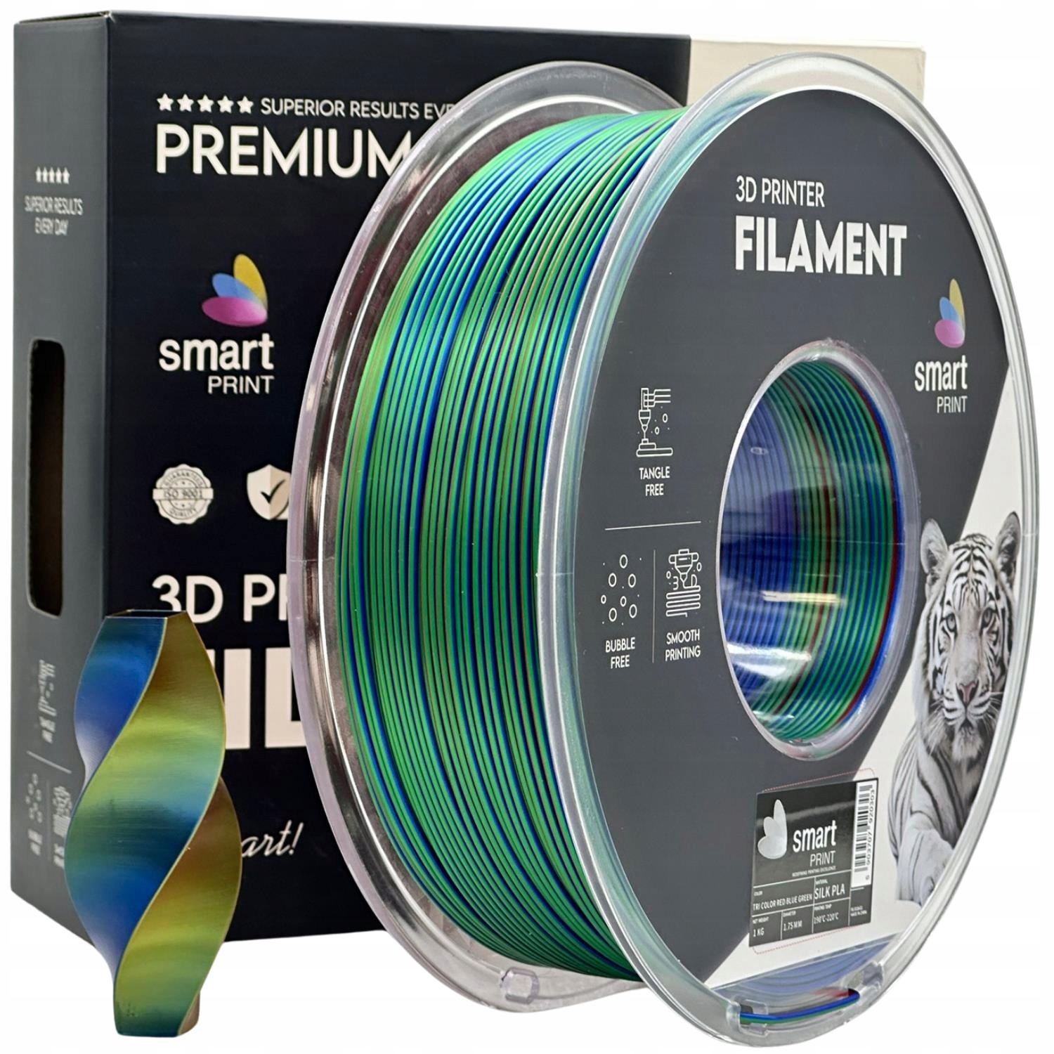 Filament Imagine PLA Plus  Trójkolorowy Jedwabny (TRIPLE SILK)