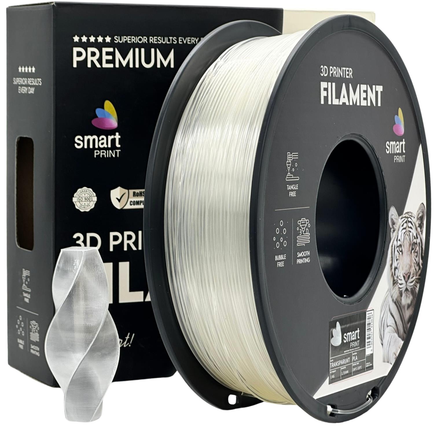Filament Imagine PLA Naturalny Przezroczysty (NATURAL TRANSPARENT)