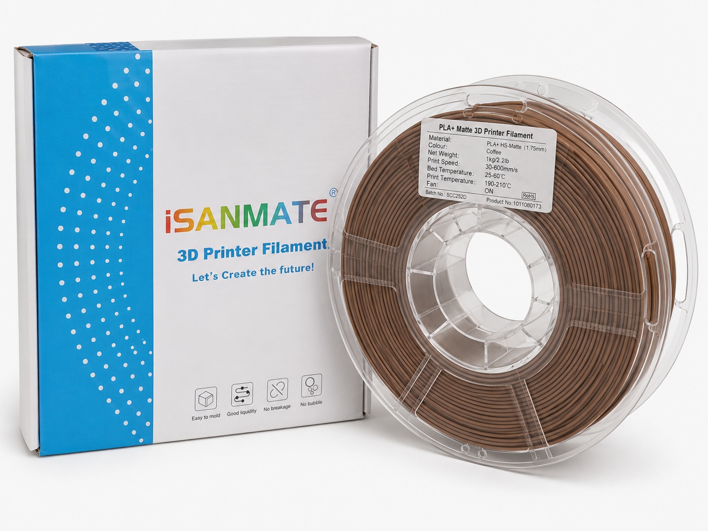 Filament null ABS Plus Brązowy Matowy (BROWN MATTE)