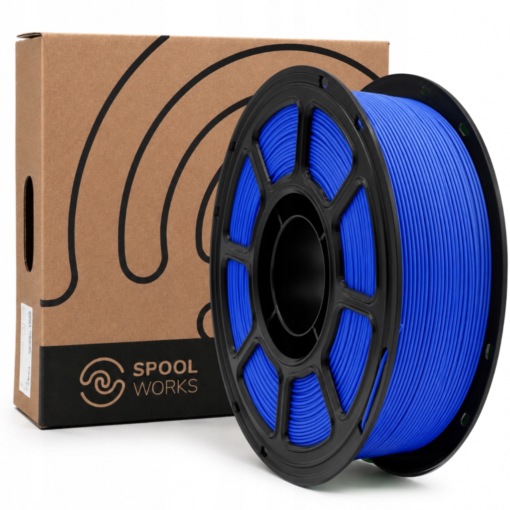 Filament SpoolWorks PLA-LW Plus Niebieski Matowy (BLUE MATTE)