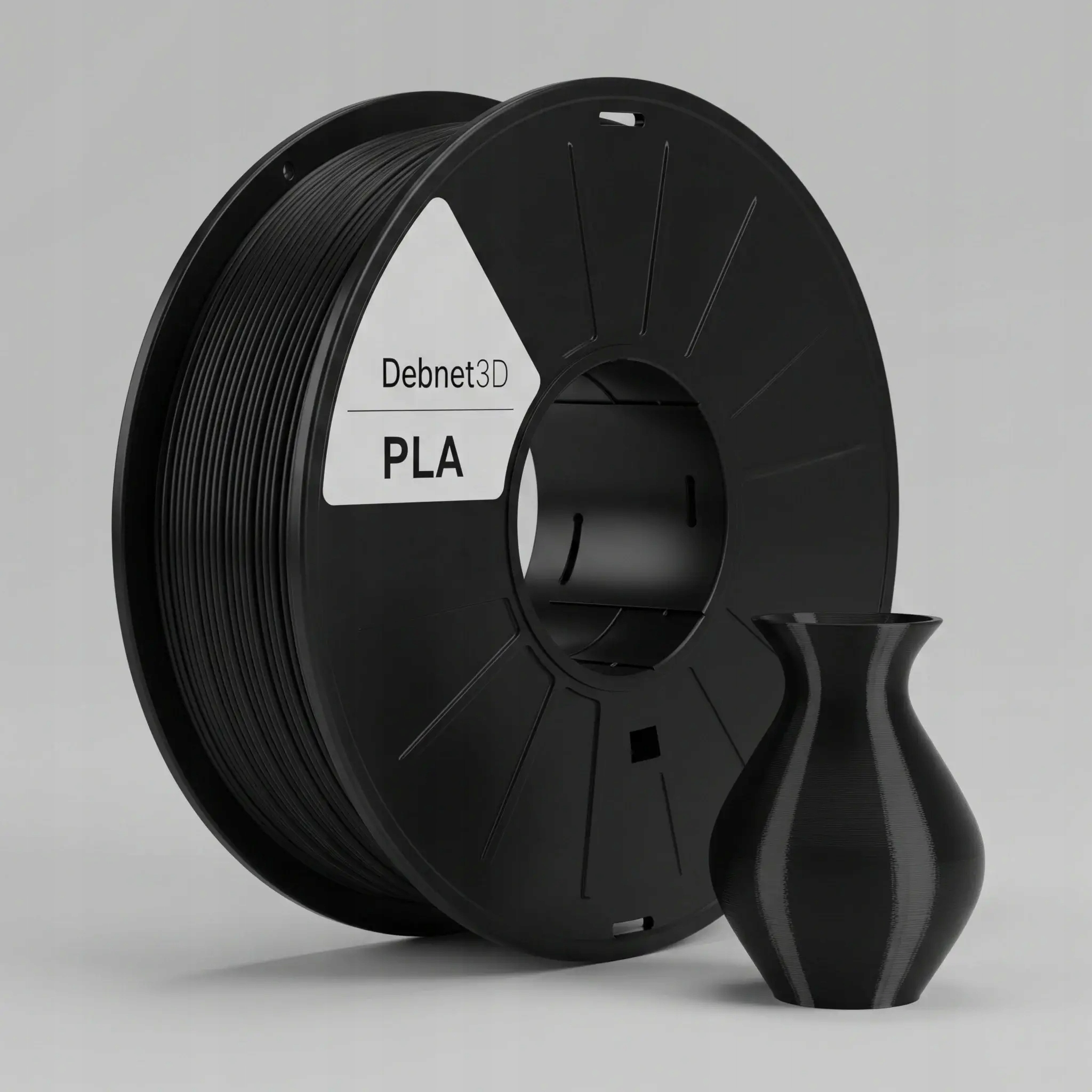 Filament null PLA Czarny (BLACK)