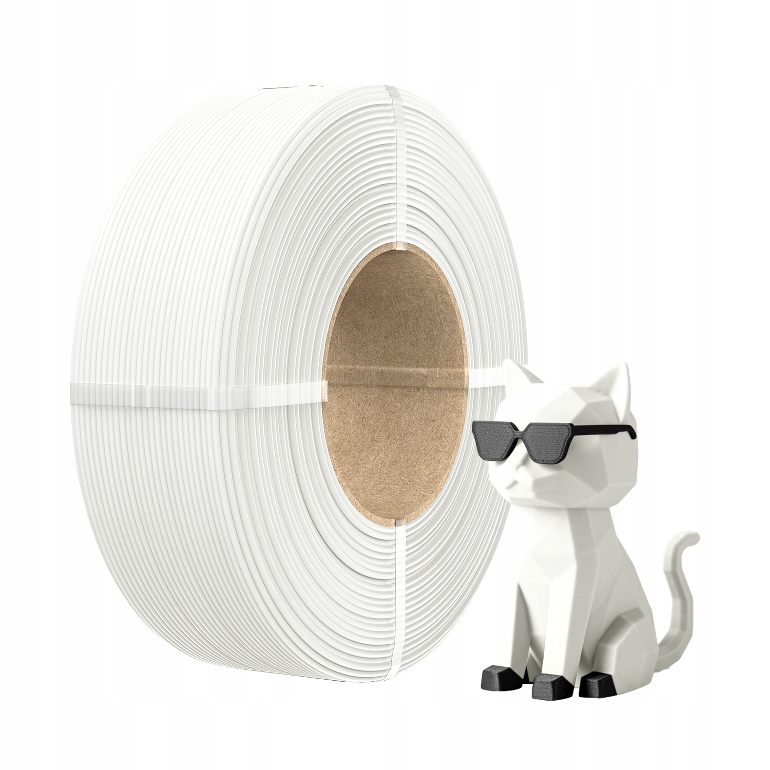 Filament SUNLU PLA High-Speed Biały Matowy (WHITE MATTE)