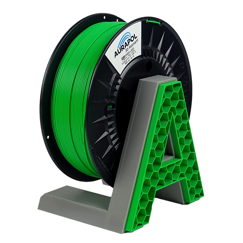 Filament Aurapol PLA Zielony Przezroczysty (GREEN TRANSPARENT)