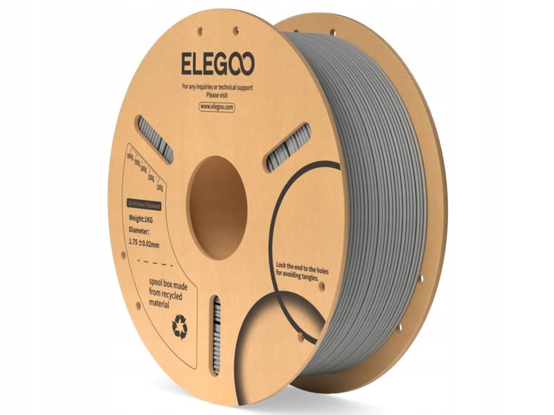 Filament Elegoo PLA Szary (GRAY)