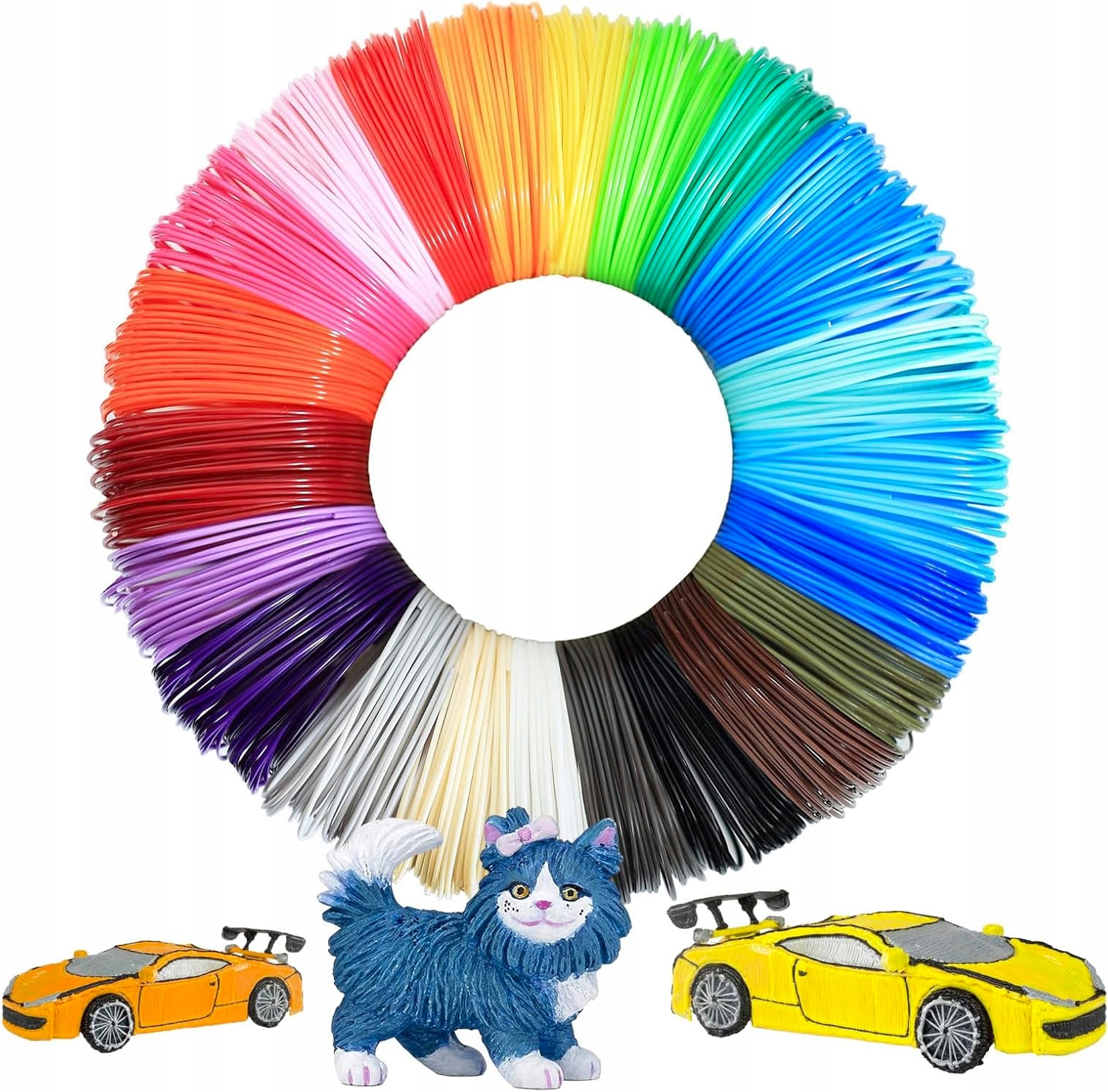Filament 3D PLA  Tęczowy (RAINBOW)