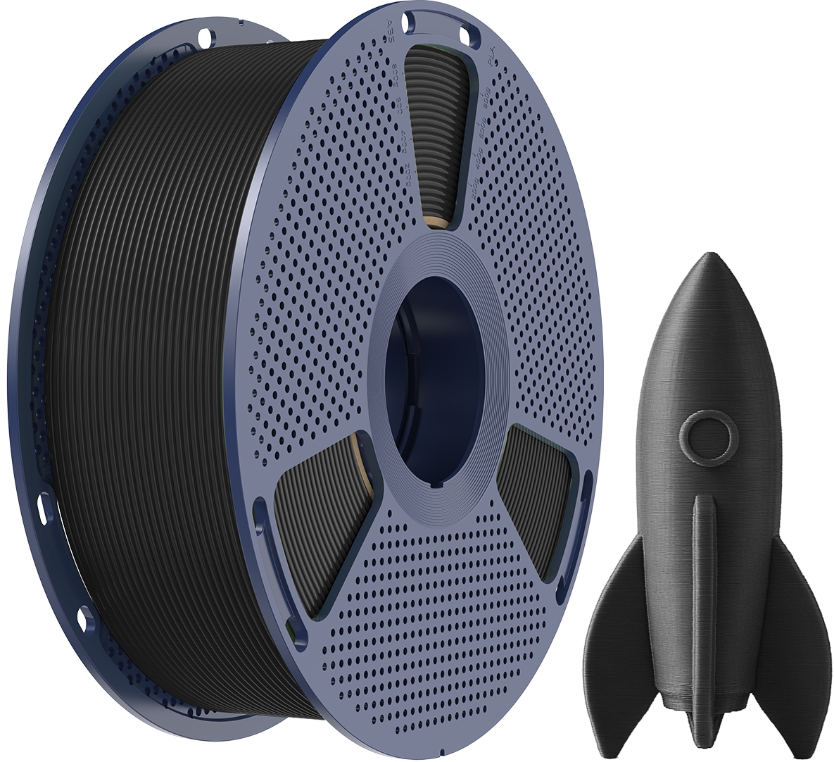 Filament SUNLU PLA Plus High-Speed Czarny (BLACK)