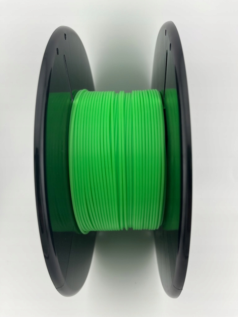 Filament null PLA Plus Zielony Przezroczysty (GREEN TRANSPARENT)