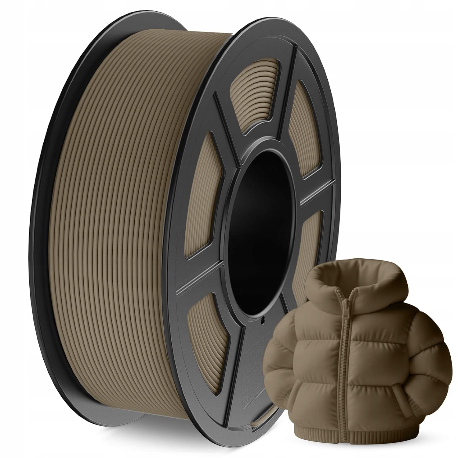 Filament null PLA Plus Brązowy Matowy (BROWN MATTE)