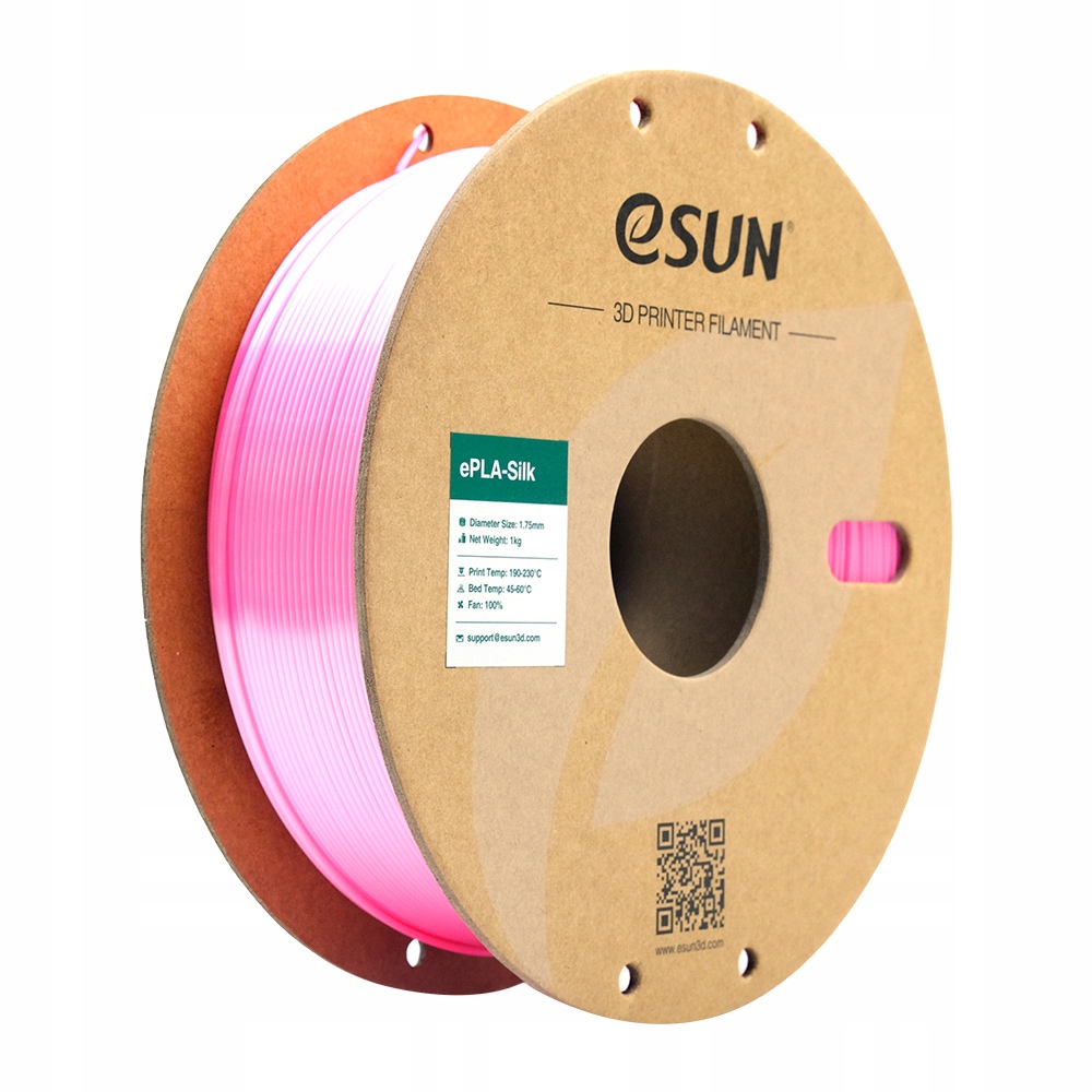 Filament eSUN PLA Różowy Jedwabny (PINK SILK)