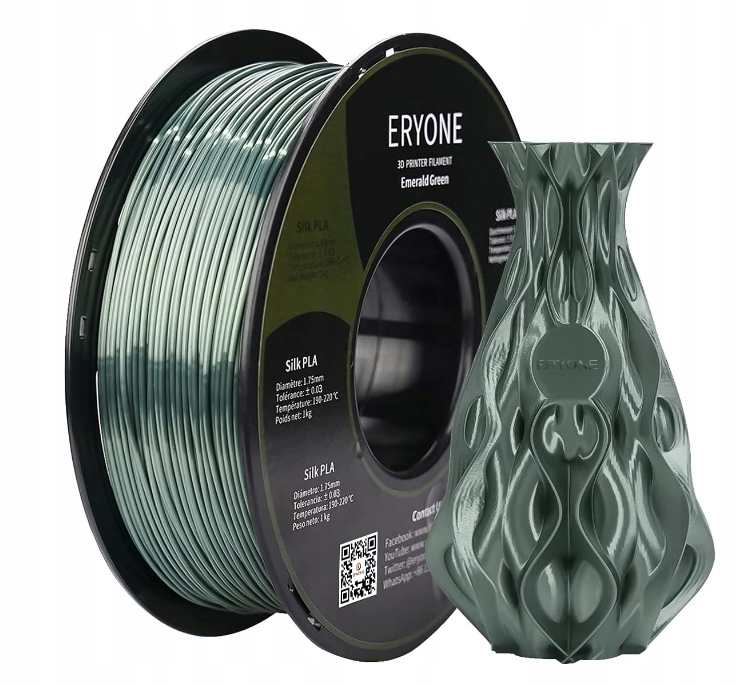 Filament null PLA Zielony Jedwabny (GREEN SILK)