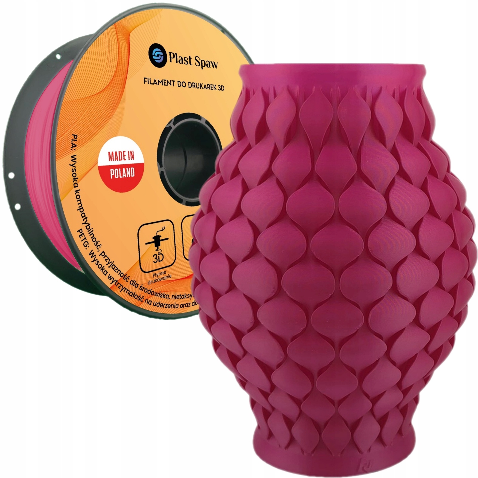 Filament Plastspaw PLA Różowy (PINK)