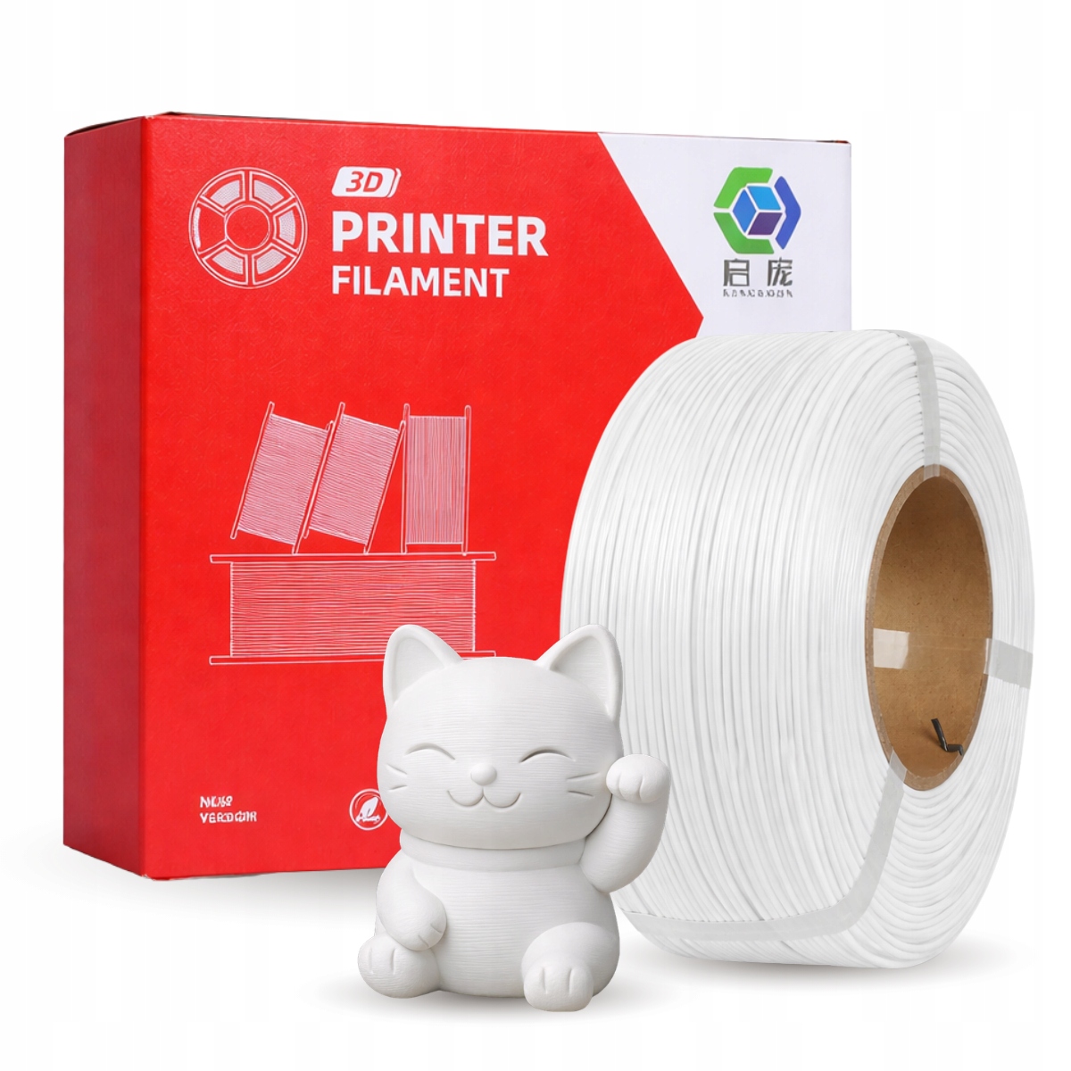 Filament Kingroon PLA Biały (WHITE)