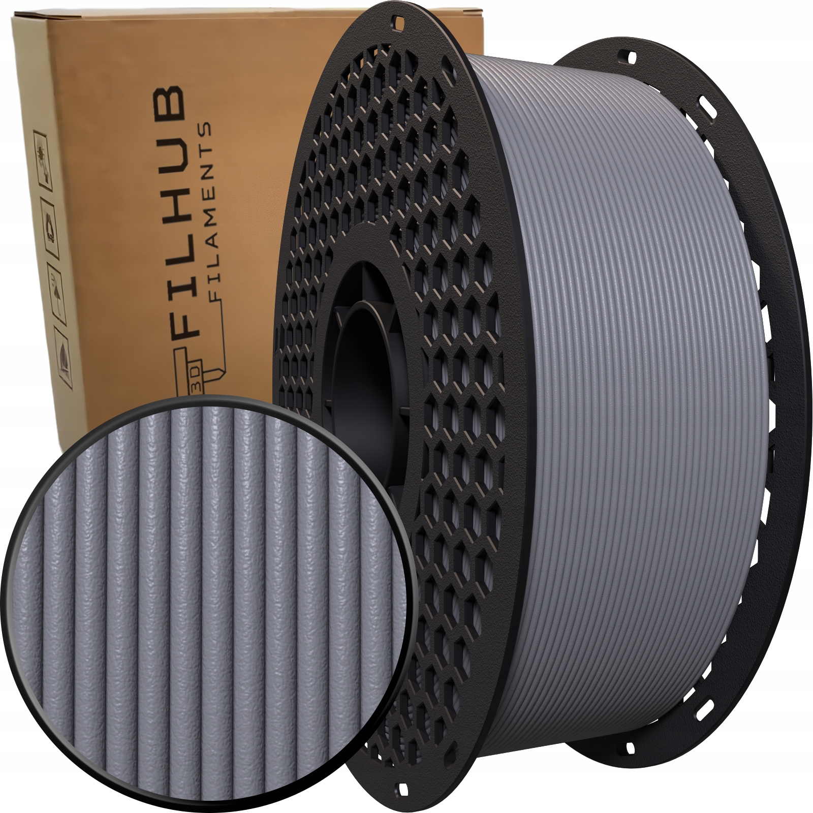 Filament null ASA Plus Szary (GRAY)