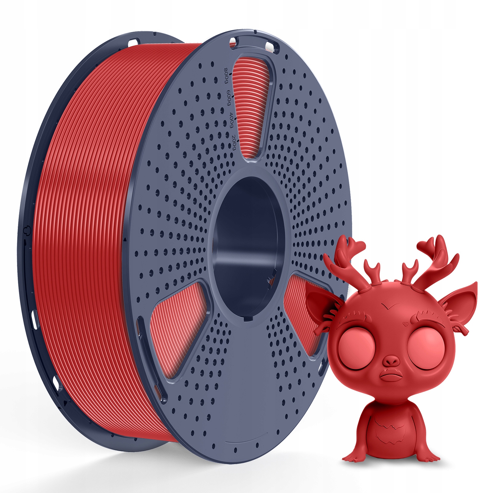 Filament SUNLU PLA Plus Czerwony (RED)