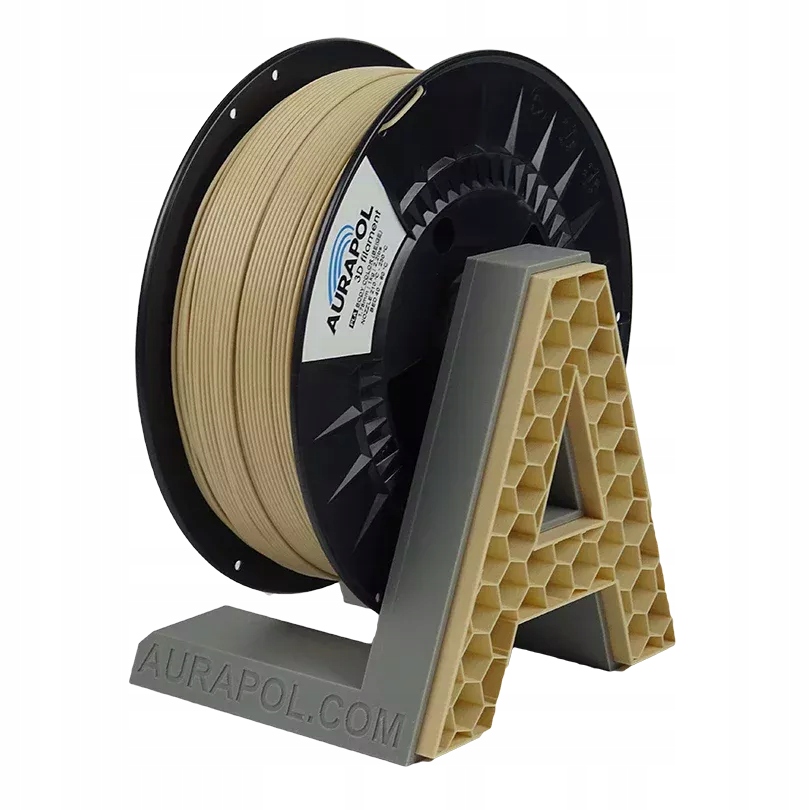 Filament Aurapol PLA Brązowy Przezroczysty (BROWN TRANSPARENT)