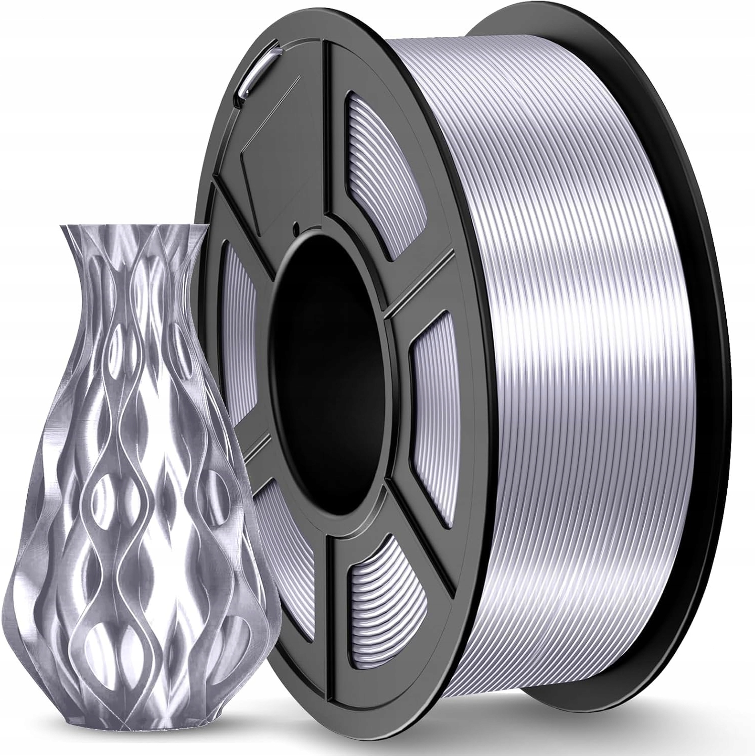 Filament JAYO PLA Plus Srebrny Jedwabny (SILVER SILK)