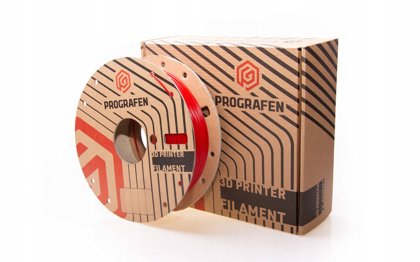 Filament null PLA Czerwony (RED)
