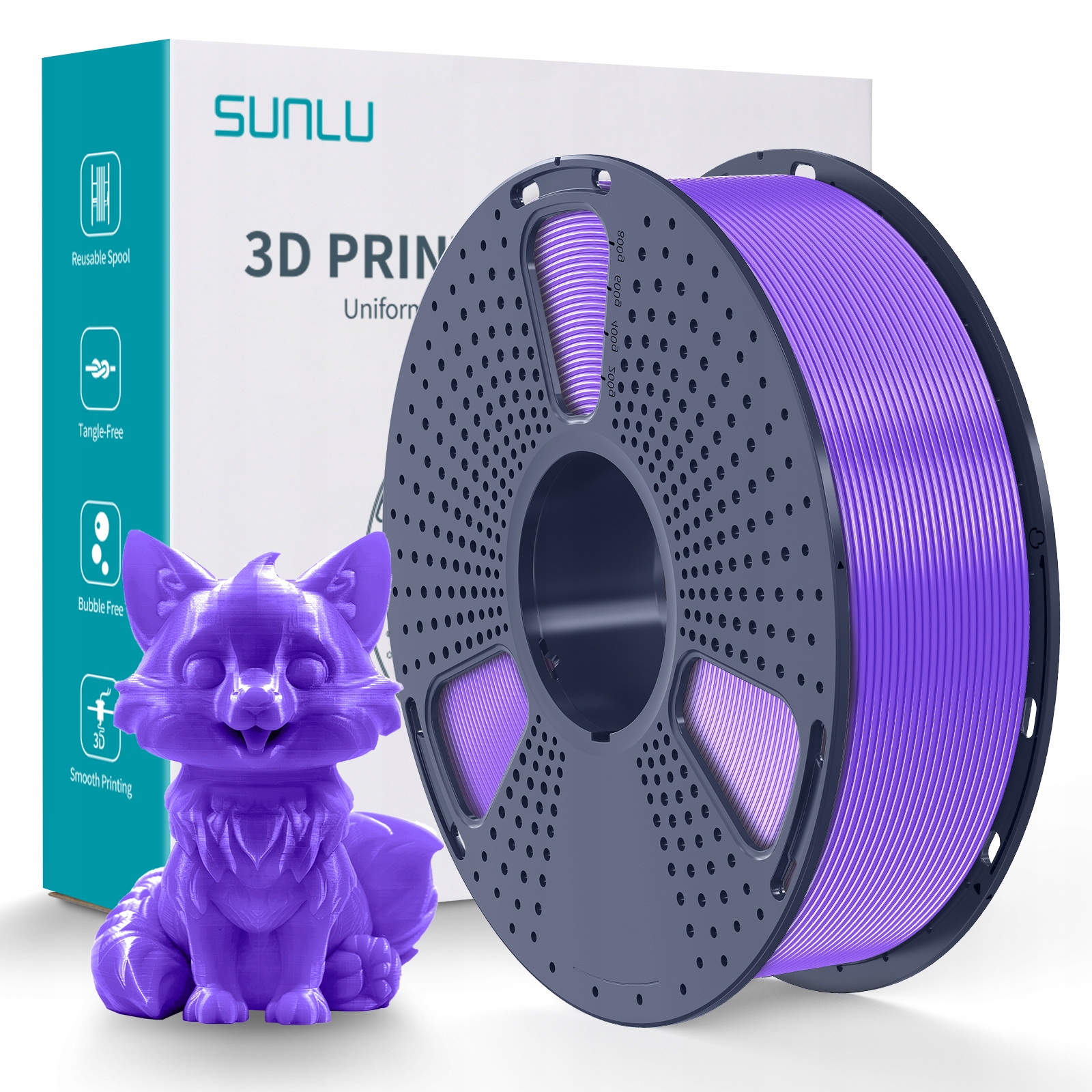 Filament SUNLU PETG Fioletowy (PURPLE)
