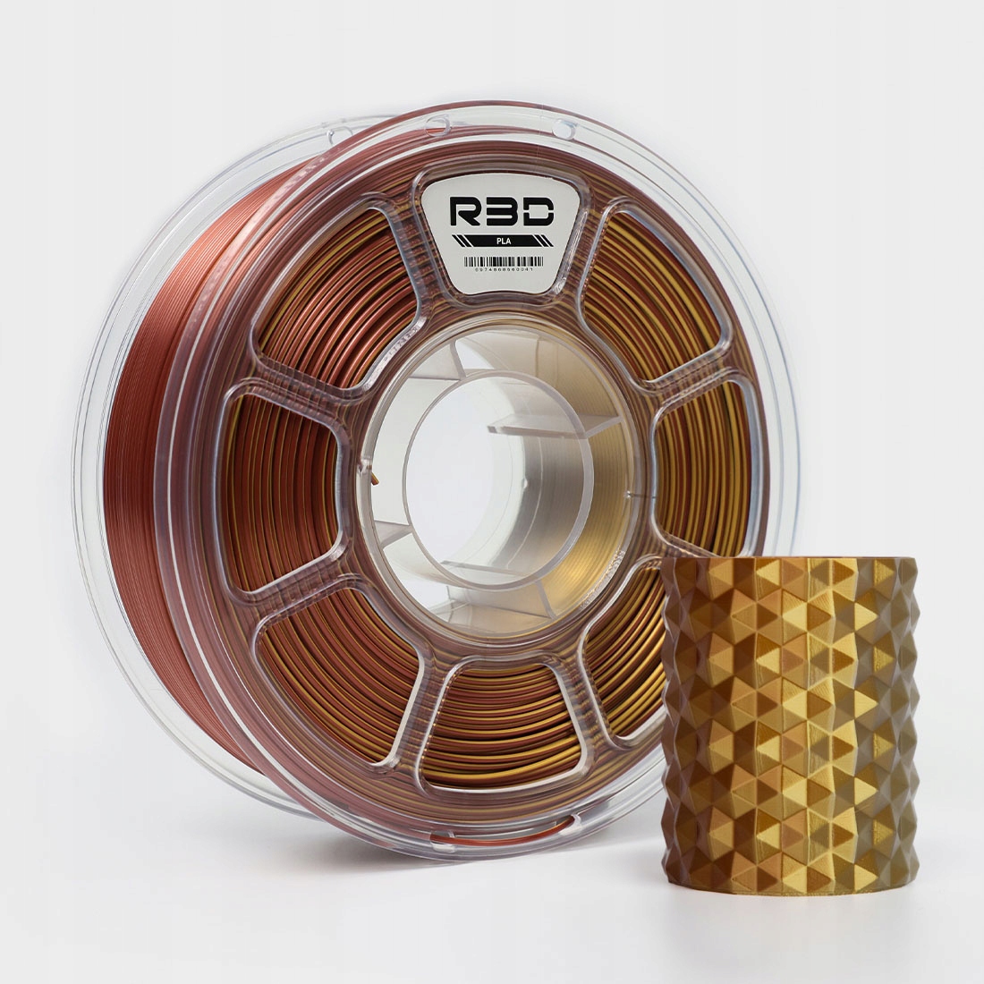 Filament null PLA  Trójkolorowy Jedwabny (TRIPLE SILK)