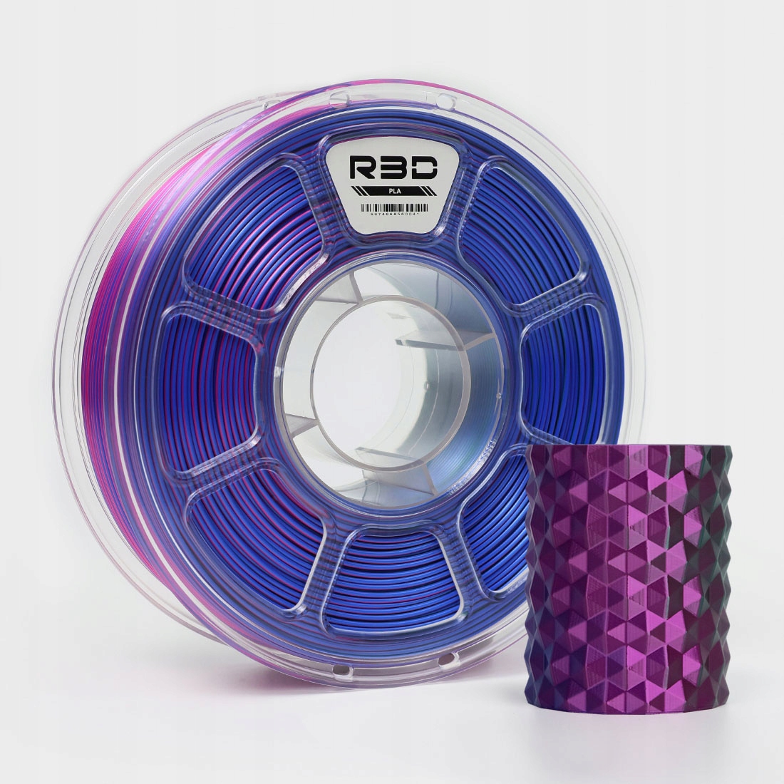 Filament null PLA  Trójkolorowy Jedwabny (TRIPLE SILK)